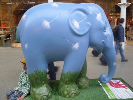  see the Elephant Parade elephants gathered together for one last time
